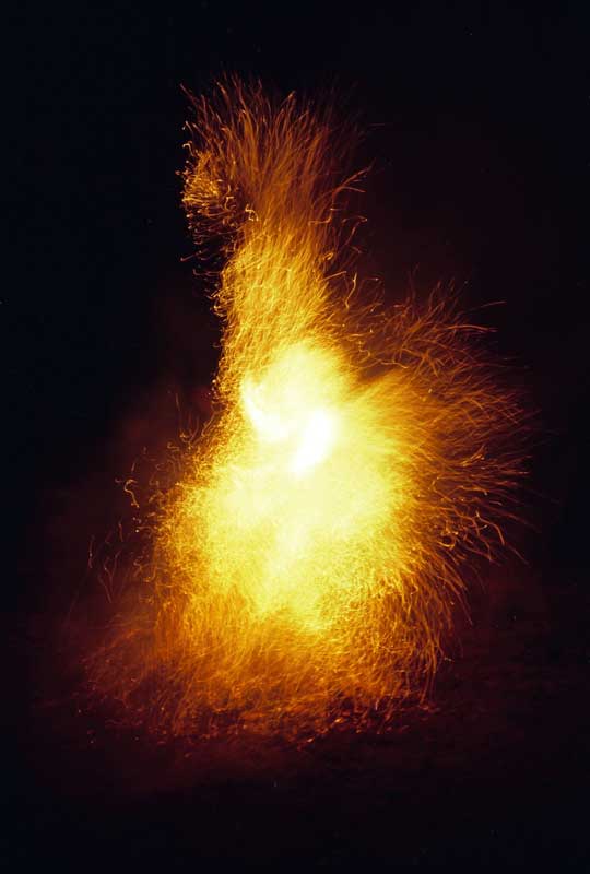 Elisabeth Rass, FIRE No1, Series Elements, analog photography